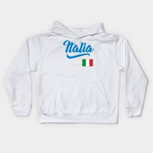 Italia Flag Italian Italy Family Pride Kids Hoodie